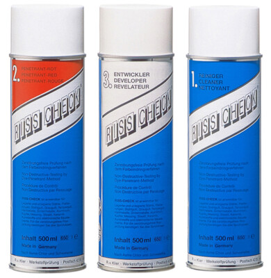 Rissprüfmittel RISS CHECK *Rissprüf Set* Rissprüfung-Spray Riss Spray Risse