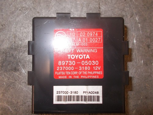 TOYOTA AVENSIS T250 2007 MK2 ANTI THEFT MODULE 8973005030 - Picture 2 of 4