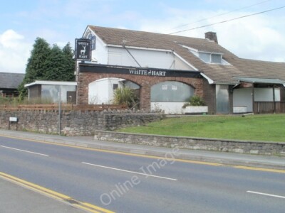Foto 6x4 ehemalige White Hart, Caldicot Caldicot\/Cil-y-coed Bleche um 2010