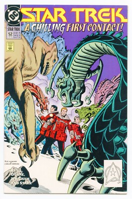 DC Star Trek (1989) #52 Direct Edition Spock Kirk McCoy Klingons NM 9.4