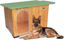 Acquista in Fabbrica Cuccia in Legno per Cani da Esterno Rinforzata Tendina Omag