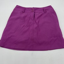 ADIDAS CLIMACOOL Size 2 Golf Tennis SKORT A-Line Pockets Boysenberry