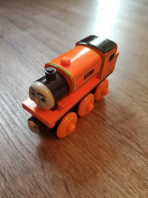 Thomas & Friends The Train Wooden Railway Learning Curve Engine - Billy orange 