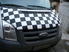 Bonnet Cover Bra for Ford Transit MK7 2006 - 2012 Chequered