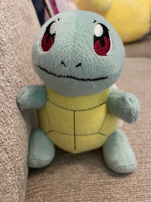 2016 TOMY POKEMON SQUIRTLE 7'' PLUSH STUFFED ANIMAL FIGURE TOY