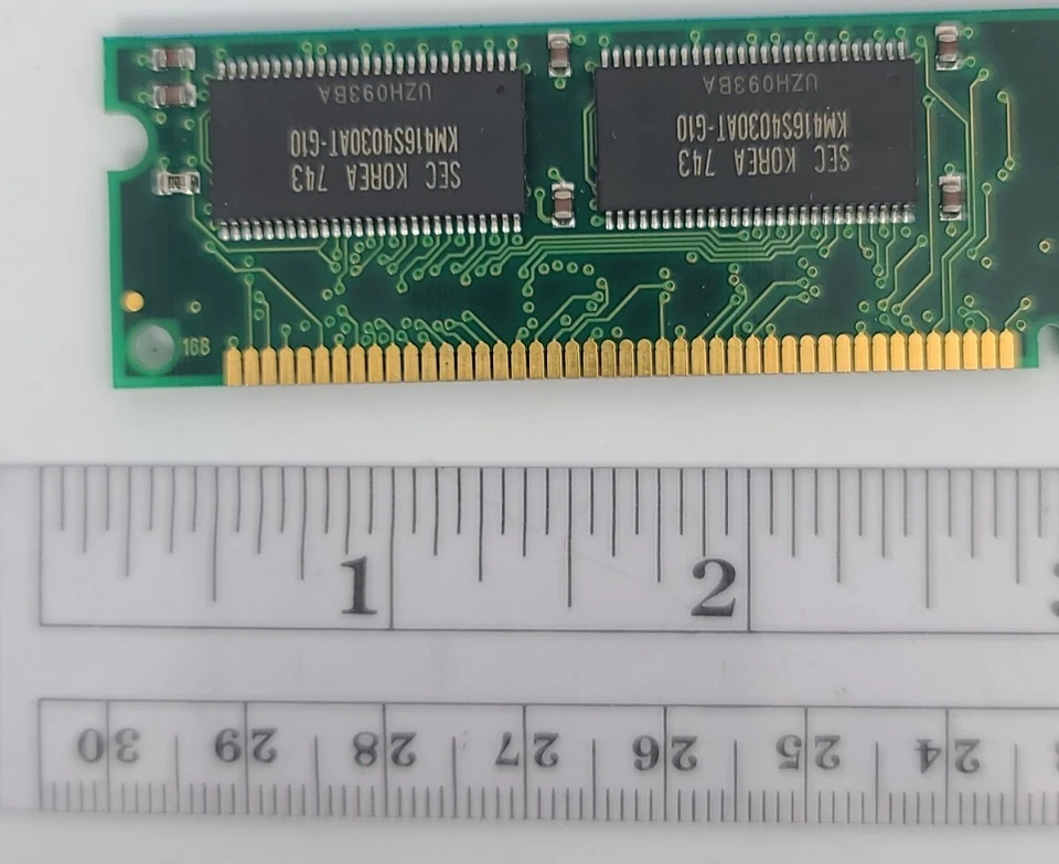 SAMSUNG KM416S4030AT-G10 64MB SDRAM ECC PC-66 66Mhz Memory - Image 4 of 4
