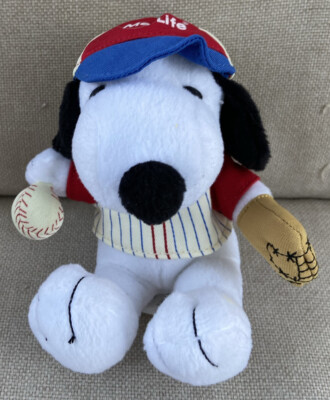 Set of 3 Snoopy Peanuts MetLife Promotional Plush Stuffed Animal 4