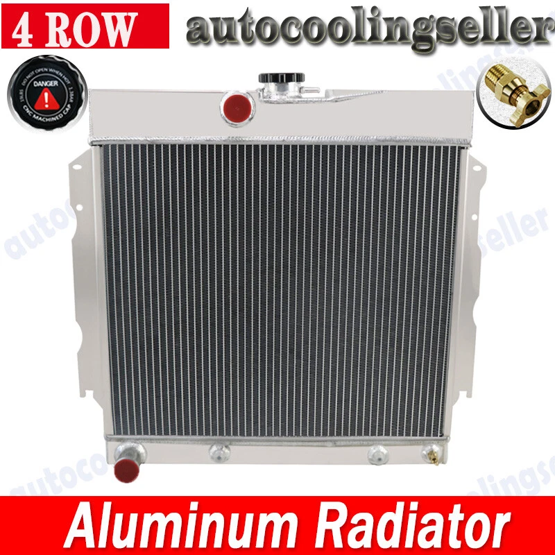 4-Row Radiator Fit 1963-1969 Dodge Dart/ 66-19 Charger/ 63-67 Plymouth Belvedere Foto 2 de 4