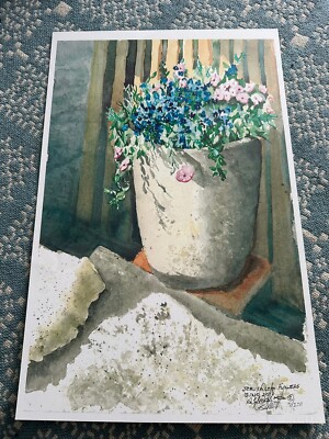 Signed And Numbered Jerusalem Flowers  D.smith