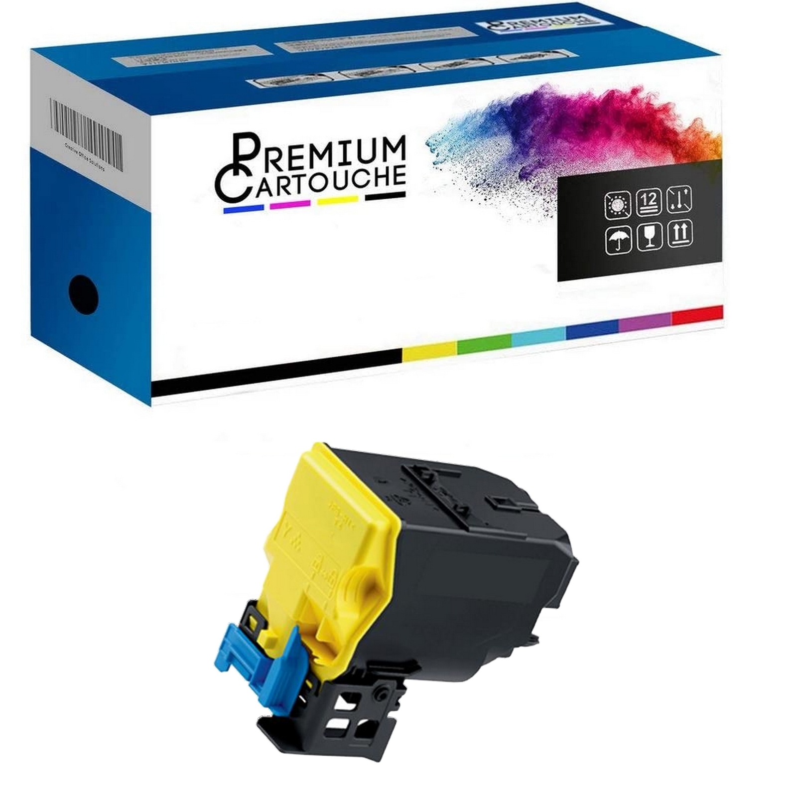 Toner jaune TNP48 compatible pour remplacer votre cartouche laser épuisée