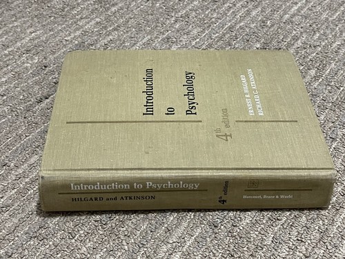 Introduction to Psychology 4th Edition 1967 HC by Hilgard & Atkinson Vintage - Picture 10 of 11