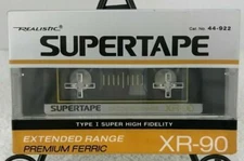 Realistic Supertape Audio Cassette Tape XR-90 - NEW Sealed - Lot of 3