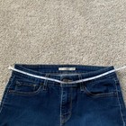 Levis 711 Dark Blue Wash Skinny Jeans Denim Stretch Mid Rise Womens Size 28 x 28 — photo 5