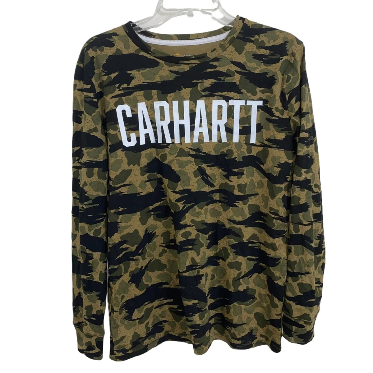 camo long sleeve carhartt shirt