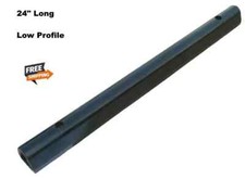 24" Long Loading Dock Bumper Rubber Low Profile Truck Dock Trailer Wall Protect