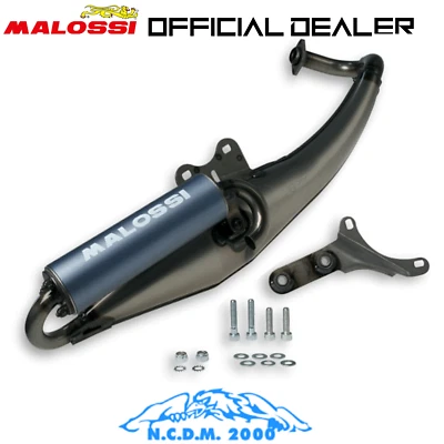 Silencieux Expansion MALOSSI Flip Homologué Piaggio Fermeture Éclair 50 2T 2000 - Photo 1/4