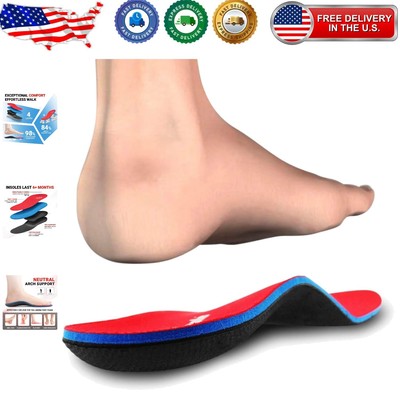 Durable Orthotic Inserts with Deep Heel Cradle for Enhanced Foot Stability