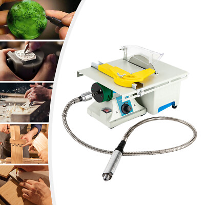 Mini Table Saw Jewelry Rock Polishing Machine Bench Grinder Polisher Table Saw