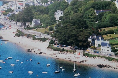 Benodet altes Fotoposter Farben Odet Mündung Poster Bretagne 65cm neu 