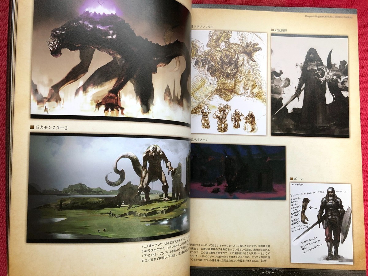 Dragon's Dogma Official Design Works Capcom Official Books Book