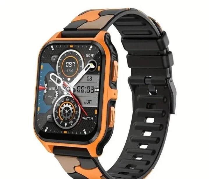ProSmart P73 Fitness Tracker Watch - 1.9" HD screen, 100+ sports modes, Ai voice