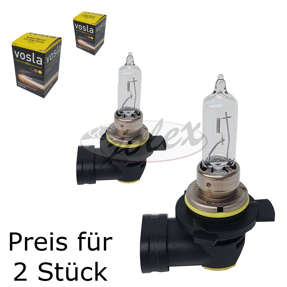 Pack Mit 2 HIR2 (9012)-Lampen Xenon-Effekt - Purweiß - MTEC Super White