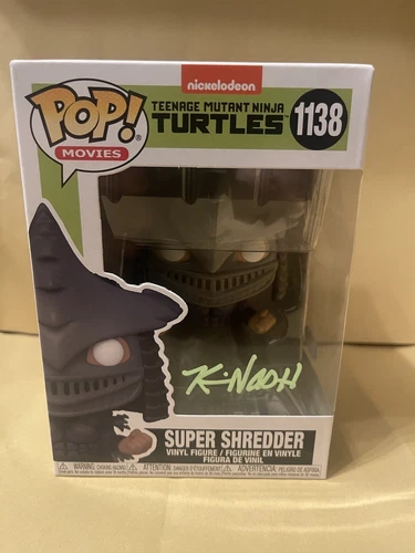 Funko POP!  Super Shredder 1138 Signed By Kevin Nash PSA COA