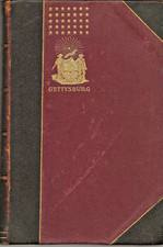 MAINE AT GETTYSBURG by Maine Commissioners (1898 First, HC) Part Leather