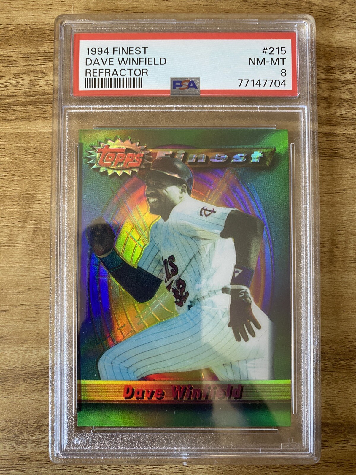 1994 Finest #215 Dave Winfield Refractor PSA 8 NM-MT