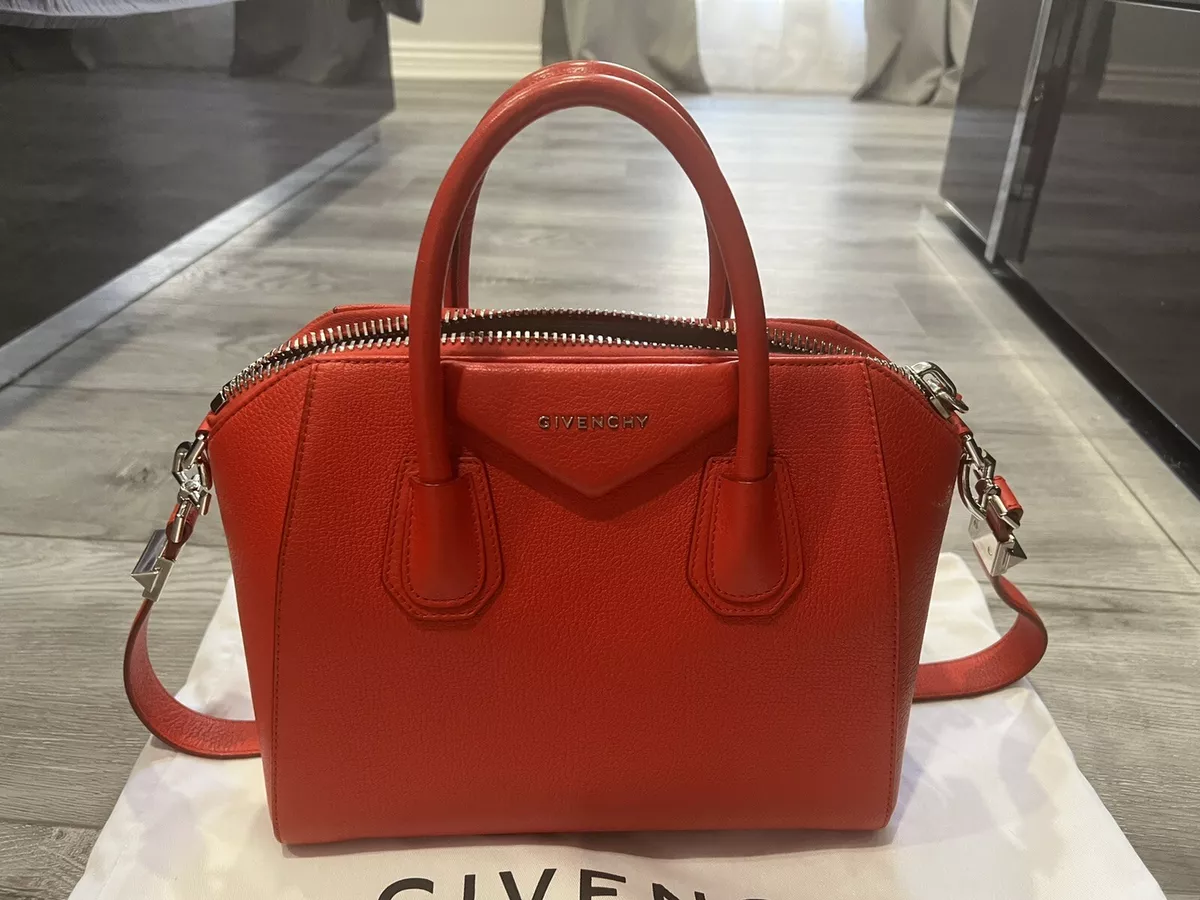 GIVENCHY ANTIGONA SMALL BAG POP REDTOTE AUTHENTIC 100% HANDBAG