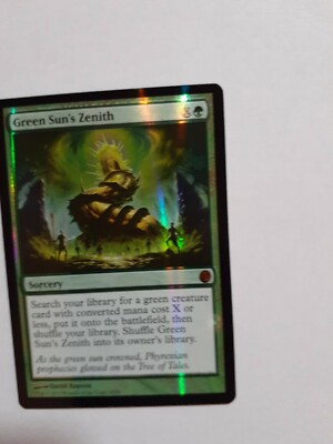 MTG Bling - From the Vault Foil - Green Sun's Zenith - FTV MTG Bling - From the Vault Foil - Green Sun's Zenith - FTV