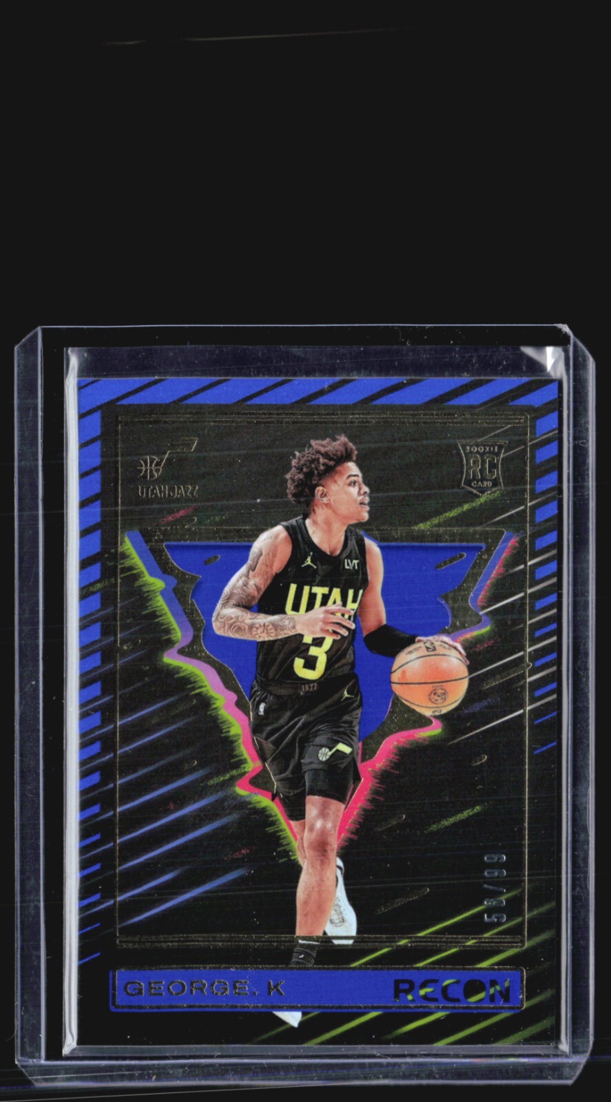 2023-24 Panini Recon - Rookies #237 Keyonte George (RC) Blue /99