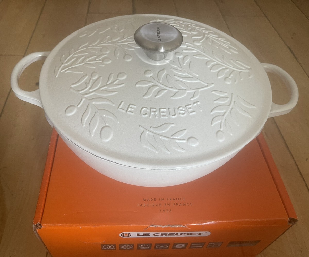 le Creuset Olive Branch Marmite Soup Pot 28cm - Cotton (NEW) | eBay