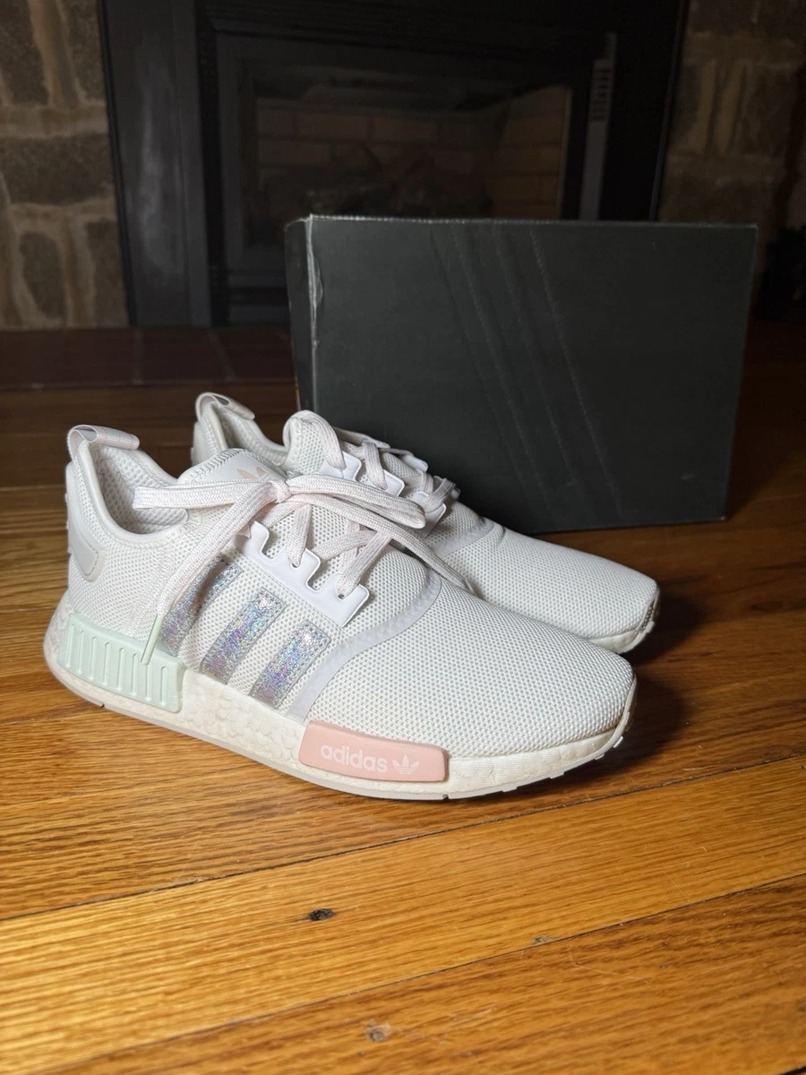 adidas gazelle silver green womens Shop Off White Mens adidas NMD R1 Lace Up Sneakers – Shoebacca main image 0