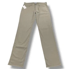 NWT Peter Millar Crown Signature Sateen Five-Pocket Pants Men's Size 33x34 Grain