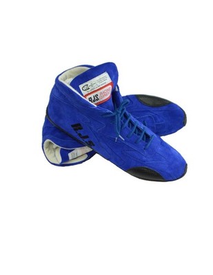 RJS 500020356 Driving Shoes Racing Mid-top Nomex Liner Blue SFI 3.3/5 Mens 10 Pa