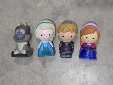 DISNEY FROZEN 4.5" VINYL BATH TOY FIGURE SET