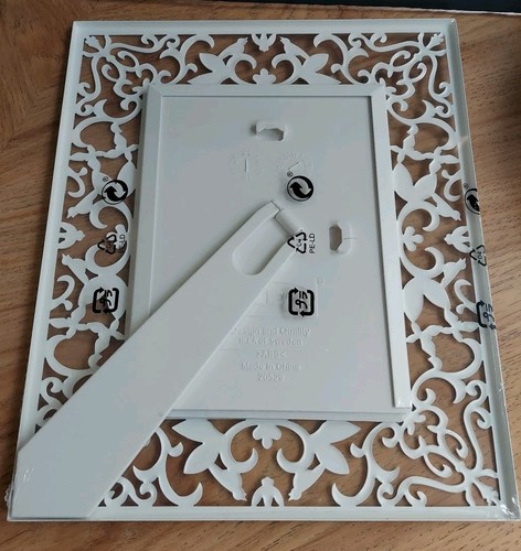 Cornice portafoto bianca Ikea Frosakull rotolo metallo 5x7 foto nuova sigillata supporto appendere - Foto 7 di 7