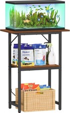 10-20 Gallon Fish Tank Stand, Aquarium Stand 2-Tier Storage Shelves, Heavy Du...