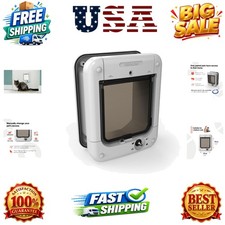 Microchip Activated Cat Flap, For Cats and Small Dogs, Easy Installation in U...
