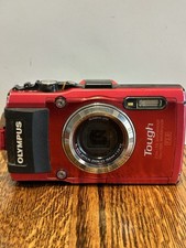 Olympus Tough TG-4 16.0MP Digital Camera - Red GPS WiFi Battery