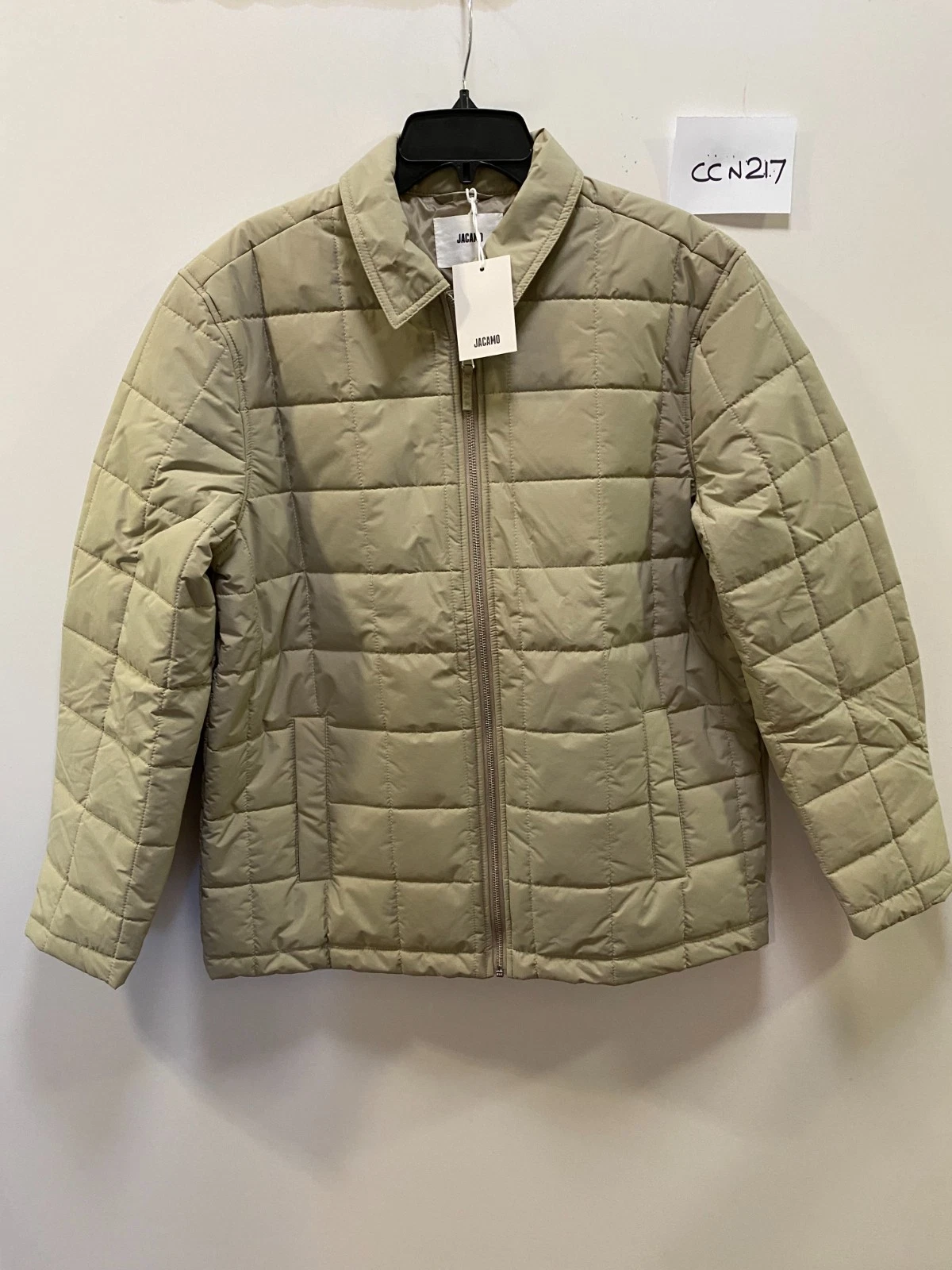JACAMO Padded Coat in Taupe (ccn217)