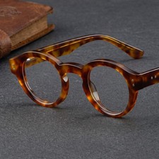 Classic Round Tortoise Shell Eyeglasses Frame...