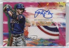 2020 Topps Inception Magenta 50/75 Nick Solak #IAP-NSO Patch Auto 13iq