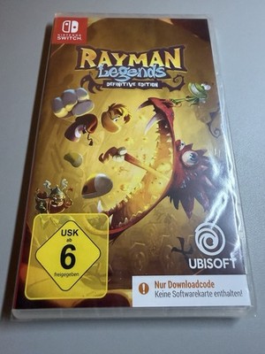 Rayman Legends - Def. Edition (Code in a Box) - Nintendo Switch (NEU & OVP!)