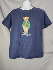 Polo Ralph Lauren Classic Fit Polo Bear Varsity Jersey T-Shirt Navy Men XL