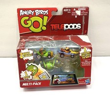 Angry Birds Go Telepods Multi-Pack 2 Teleport Karts, Hasbro Toys USA Open Box