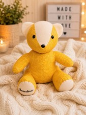 Handmade Memory Bear From Loved Ones Clothing Keepsake Embroidered Name
