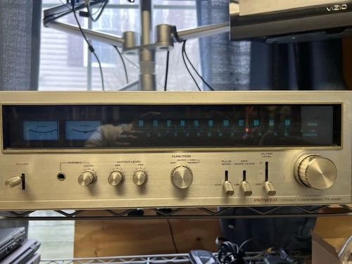 Vintage Pioneer TX-9100 AM/FM stereo tuner Working But Needs TLC