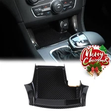 Console Gear Shift Trim Tray For Dodge Charger 2013+ Carbon Fiber Accessories